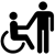 Grafika: Asystent osoby niepełnosprawnej logo